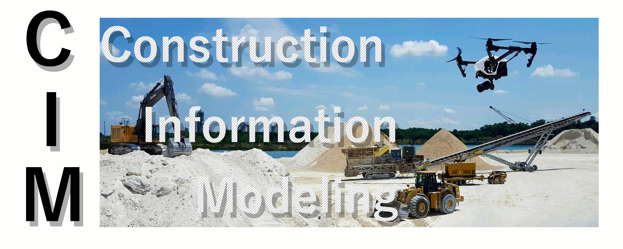 CIMはICT技術を活用して再利用可能な生産性の高い建設モデルを構築するための技術です。